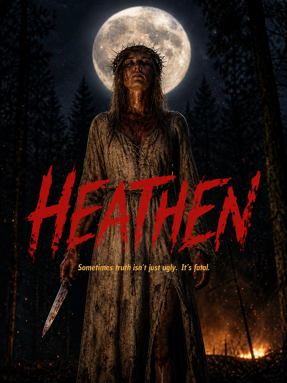 Heathen – feature · dark comedy / folk horror by screenwriter Edith Storm (poster)