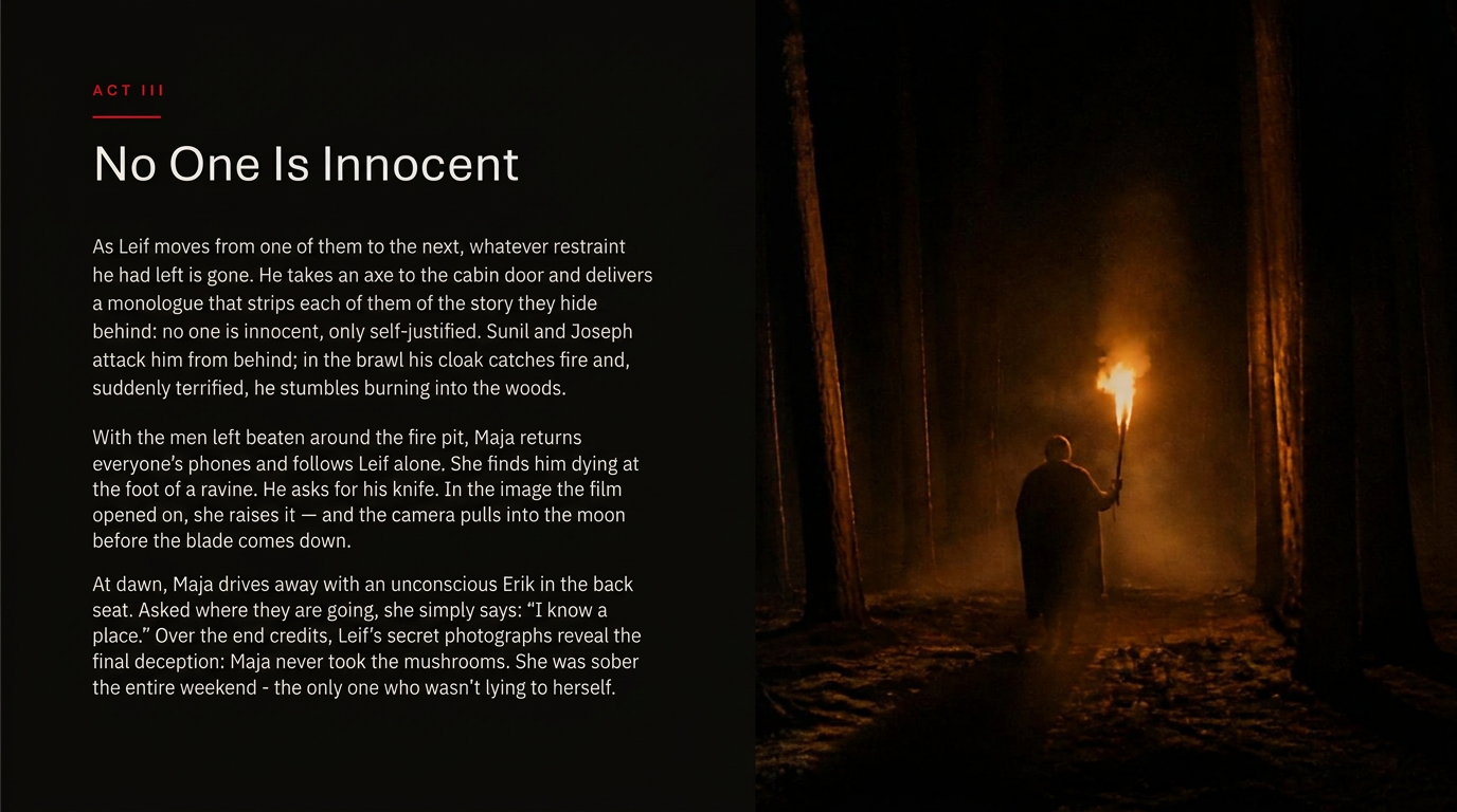 Act III: No One Is Innocent